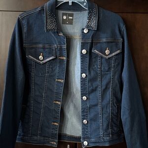 NFL Super Bowl XLVII Studded Denim Jacket B1